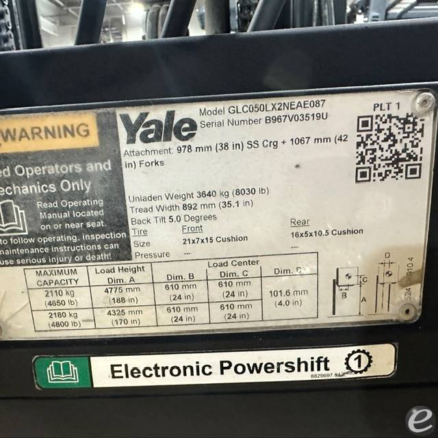 2020 Yale GLC050LX