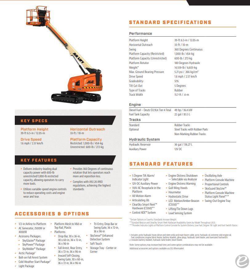 2026 JLG 400SC