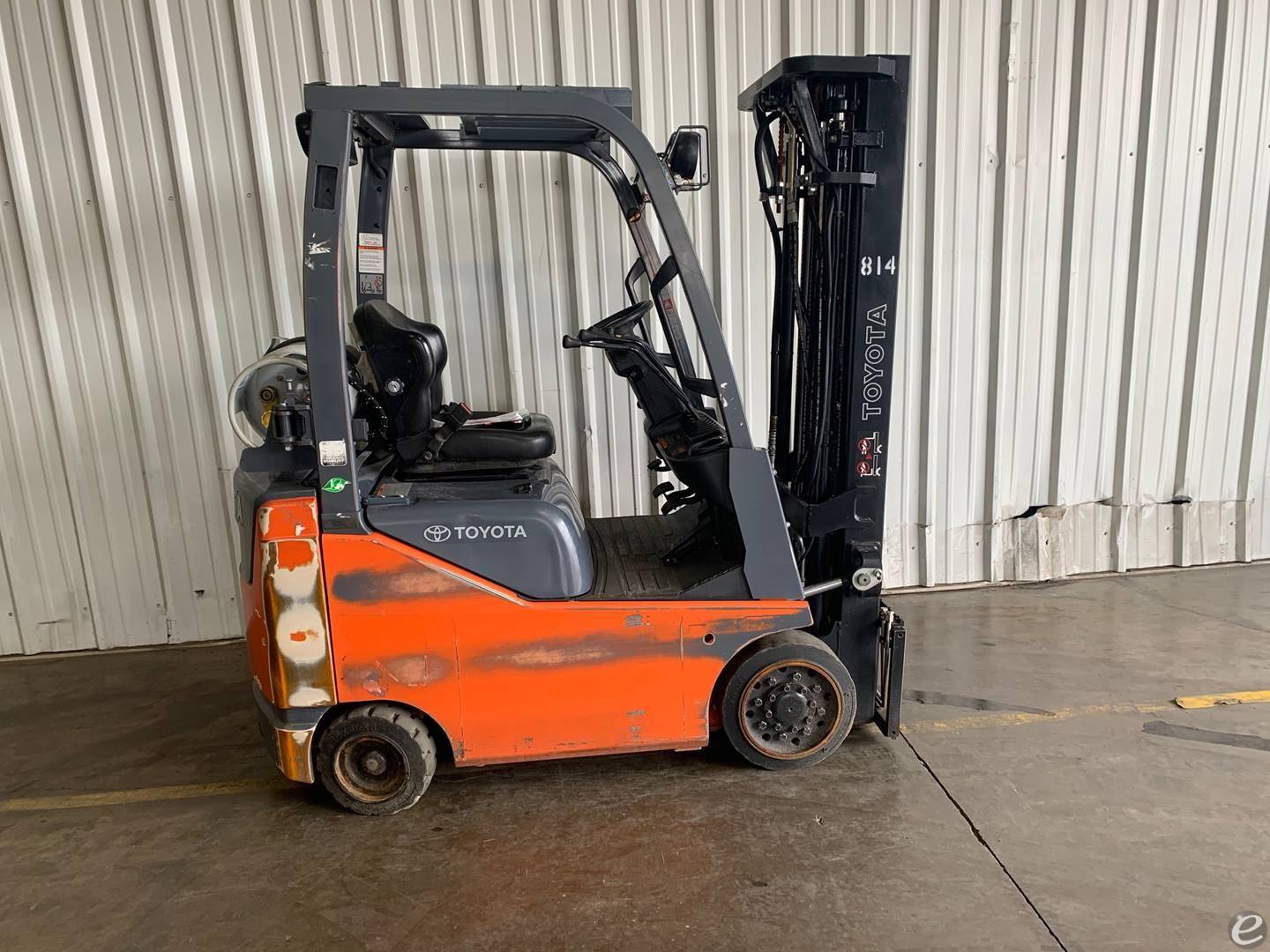 2019 Toyota 8FGCU15 LP Gas Forklift...