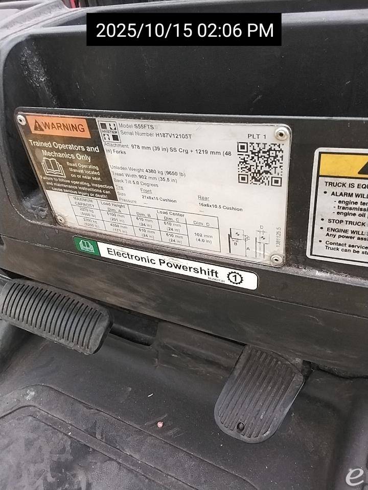 2019 Hyster S55FTS