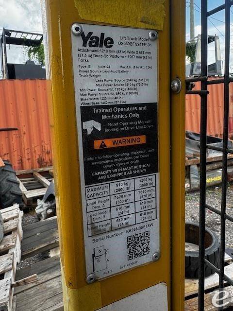 2023 Yale OS030BF