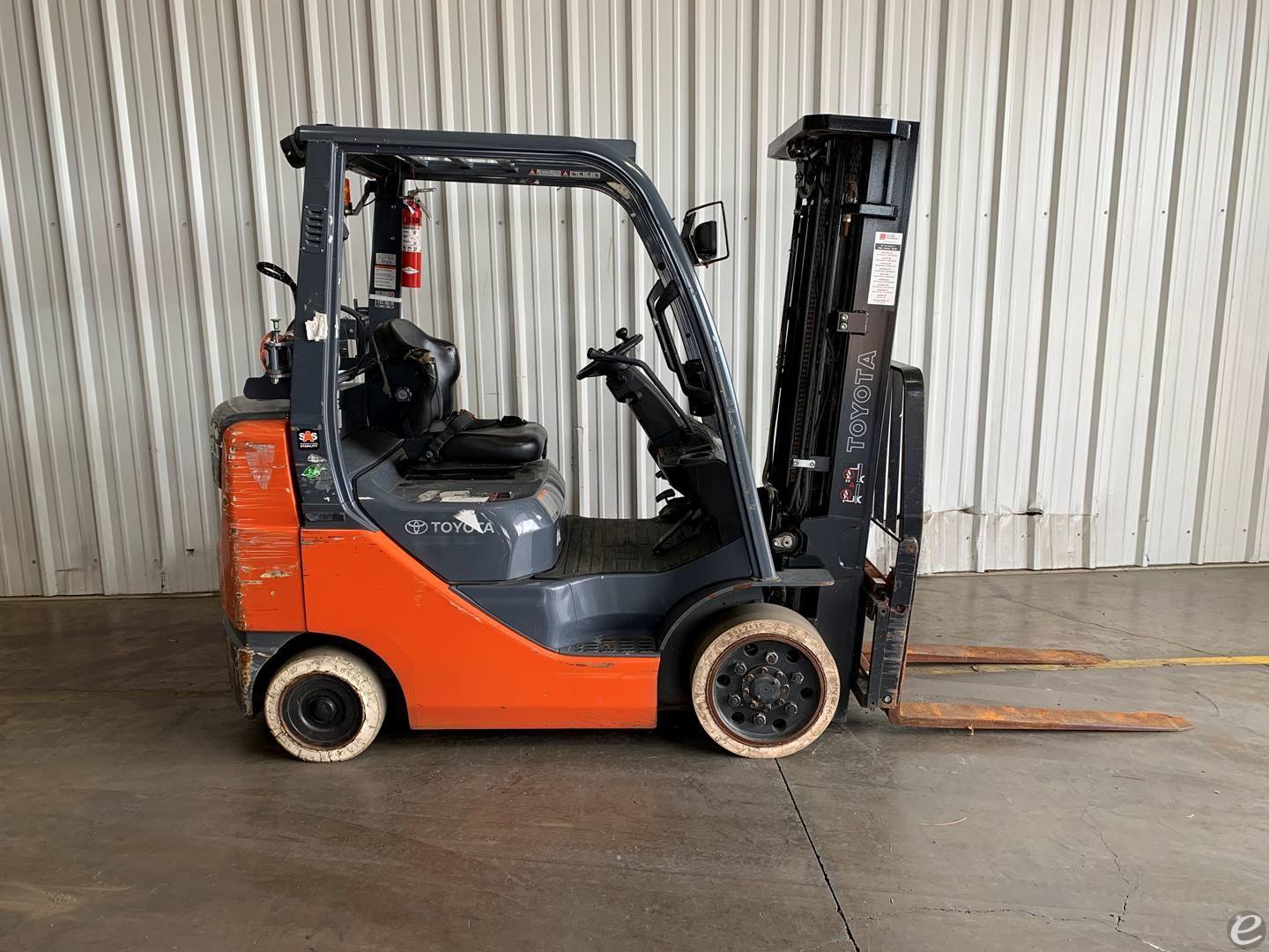 2018 Toyota 8FGCU25 LP Gas Forklift...