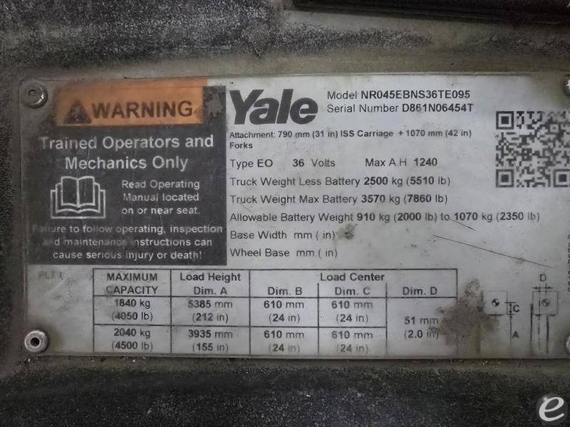 2019 Yale NR045EB