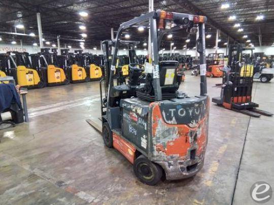 2017 Toyota 8FBCU25 Electric Forklift - 123Forklift
