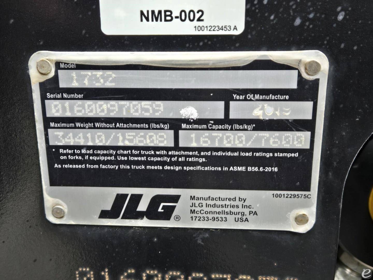 2019 JLG 1732