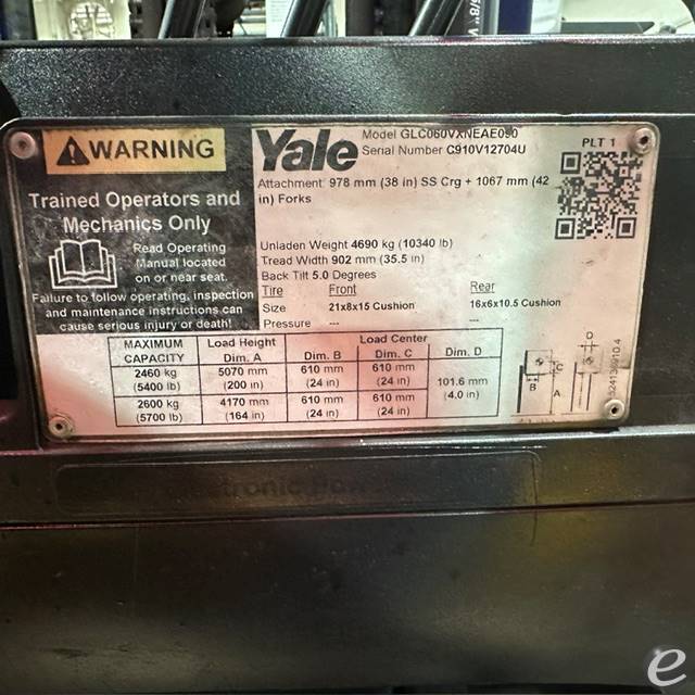 2020 Yale GL060VX