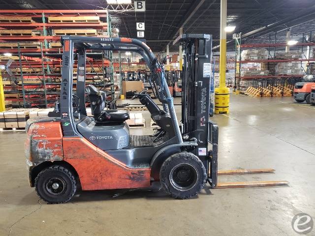 2016 Toyota 8FGU25 LP Gas Forklift - 123Forklift