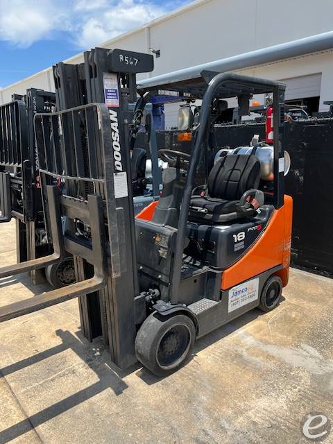 2017 Doosan GC18-5 LP Gas Forklift