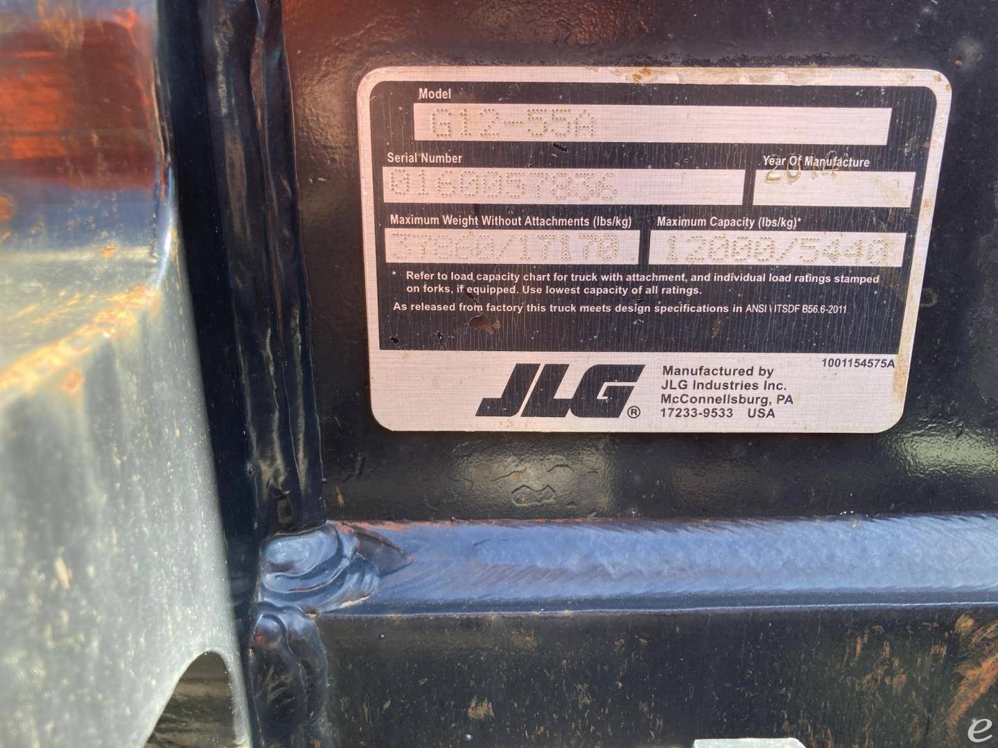 2014 JLG G12-55A