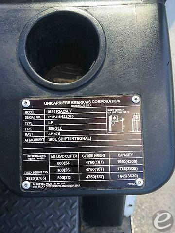 2017 Nissan                                             PF50LP LP Gas Forklift - 123Forklift