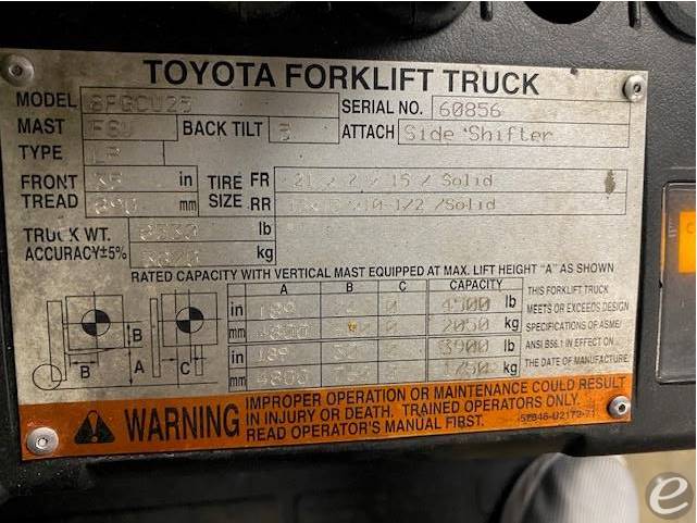 2014 Toyota 8FGCU25