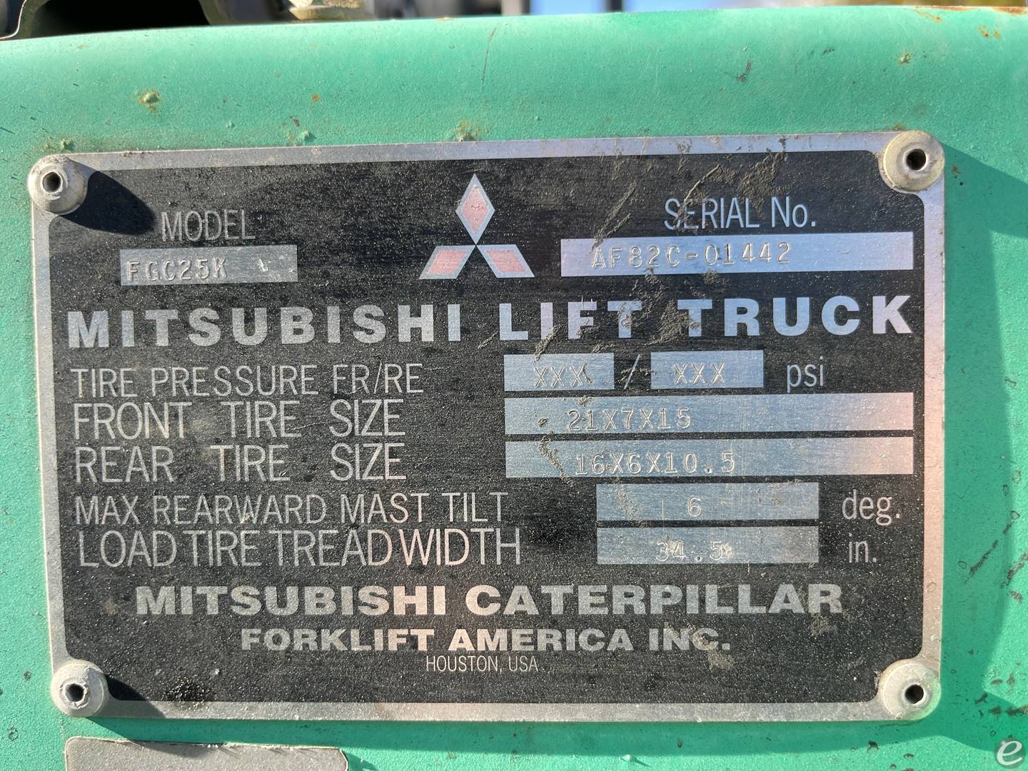 Mitsubishi FGC25K