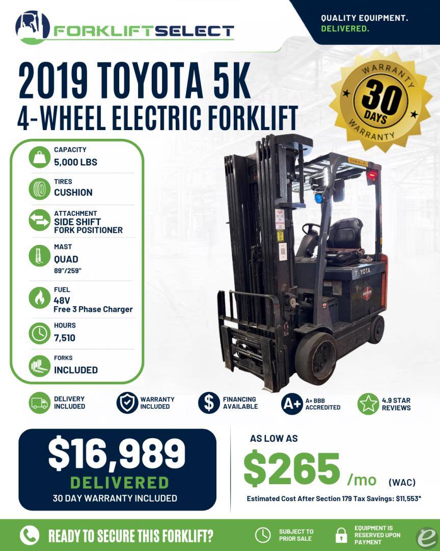 2019 Toyota 8FBCU25