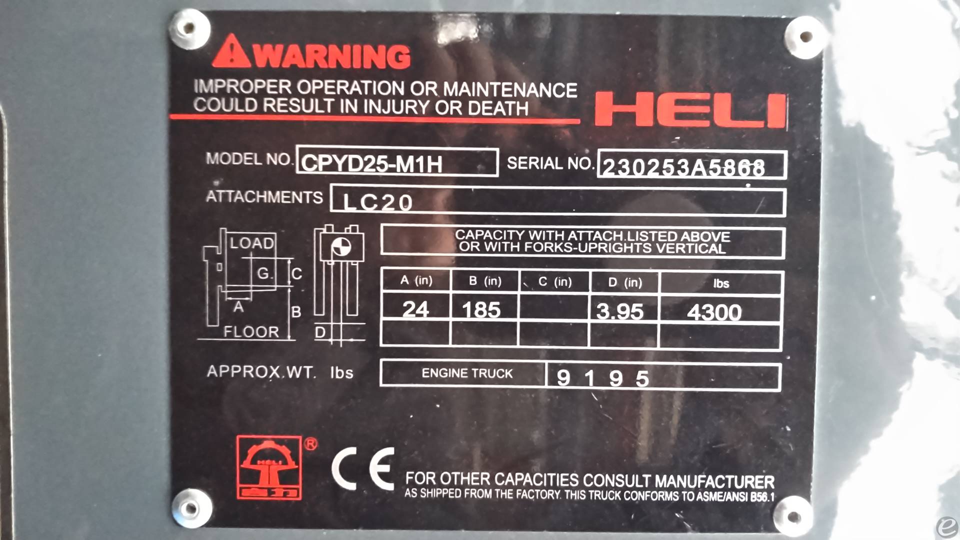 2023 Heli CPYD25-M1H