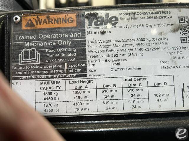 2021 Yale ERC045VG
