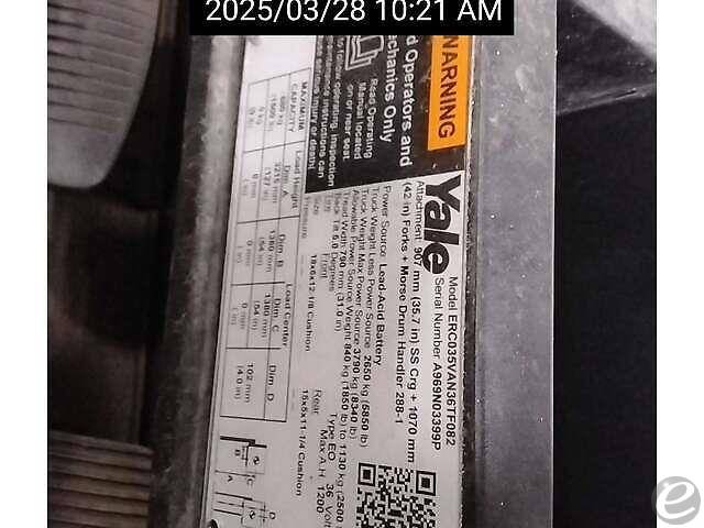 2016 Yale ERC035VA
