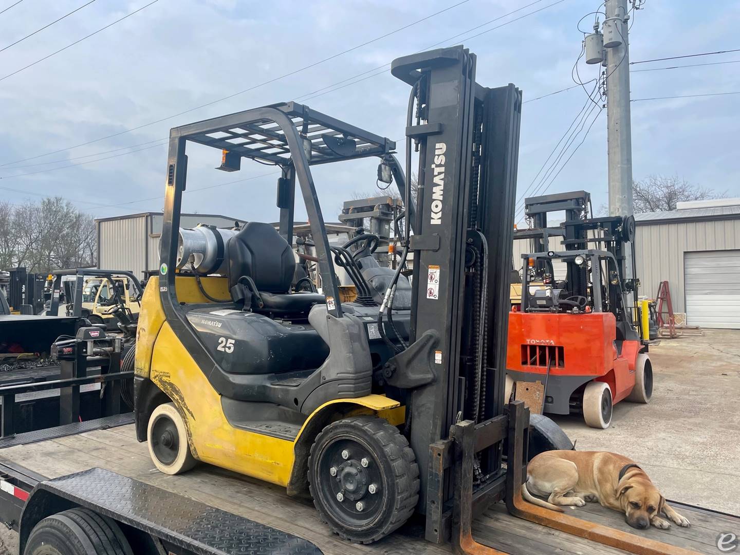 2013 Komatsu FG25ST-16 LP Gas Forkl...