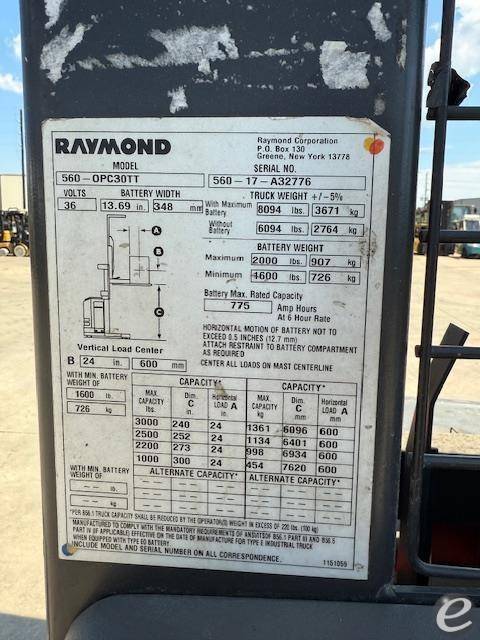 Raymond 560OPC30TT
