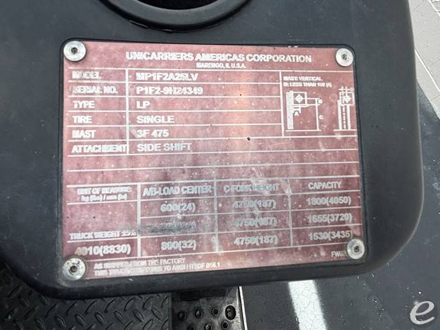 2018 Unicarriers MP1F2A25LV