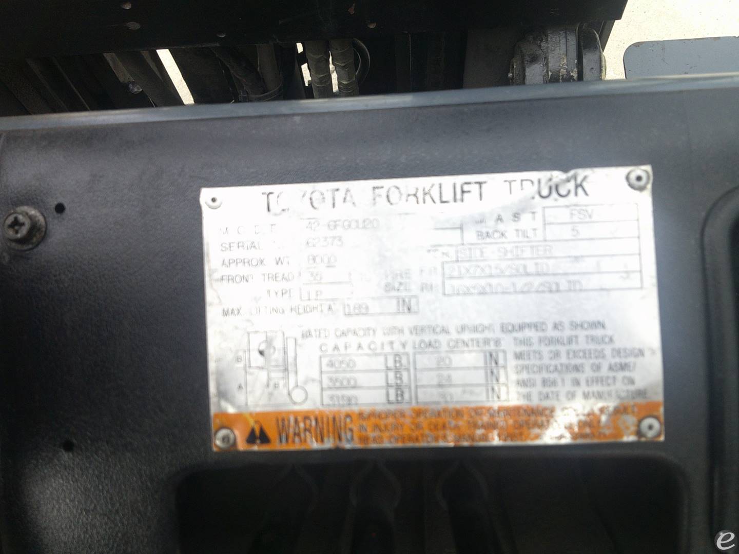 1996 Toyota 42-6FGCU20