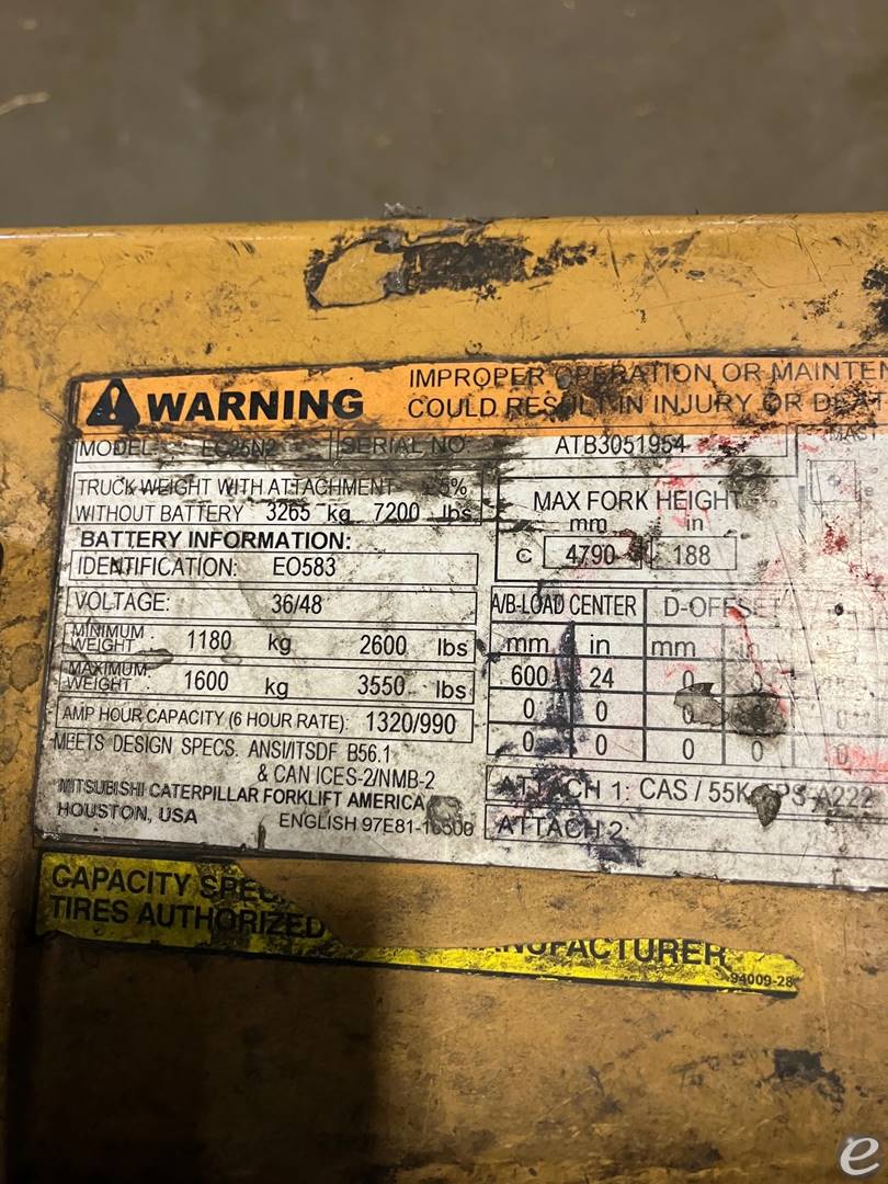 2019 Cat EC25N