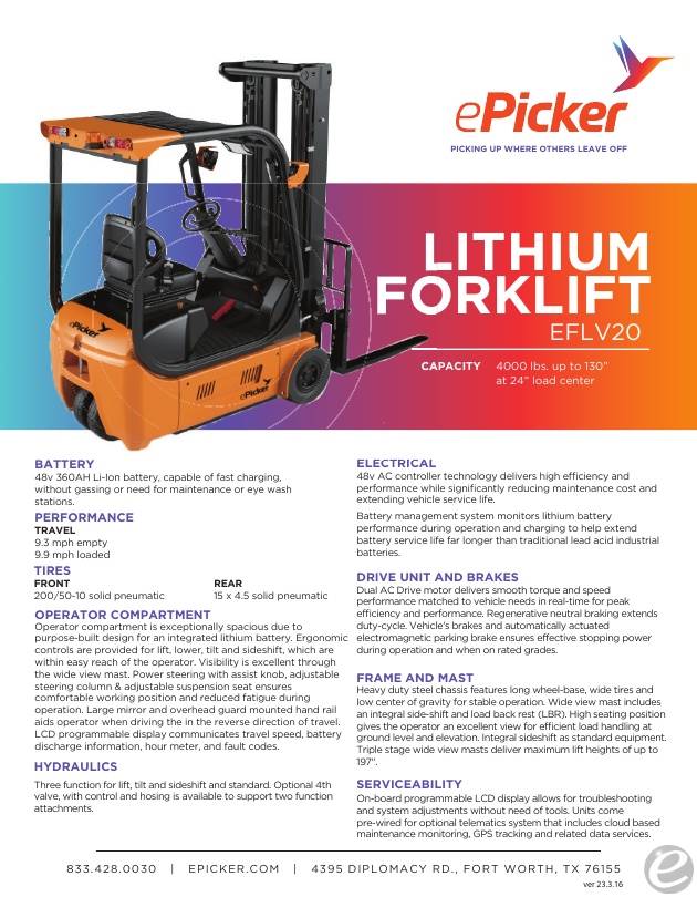 2023 ePicker EFLV20-189