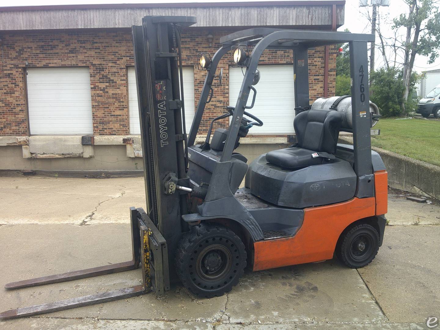 2002 Toyota 7FGU15 LP Gas Forklift