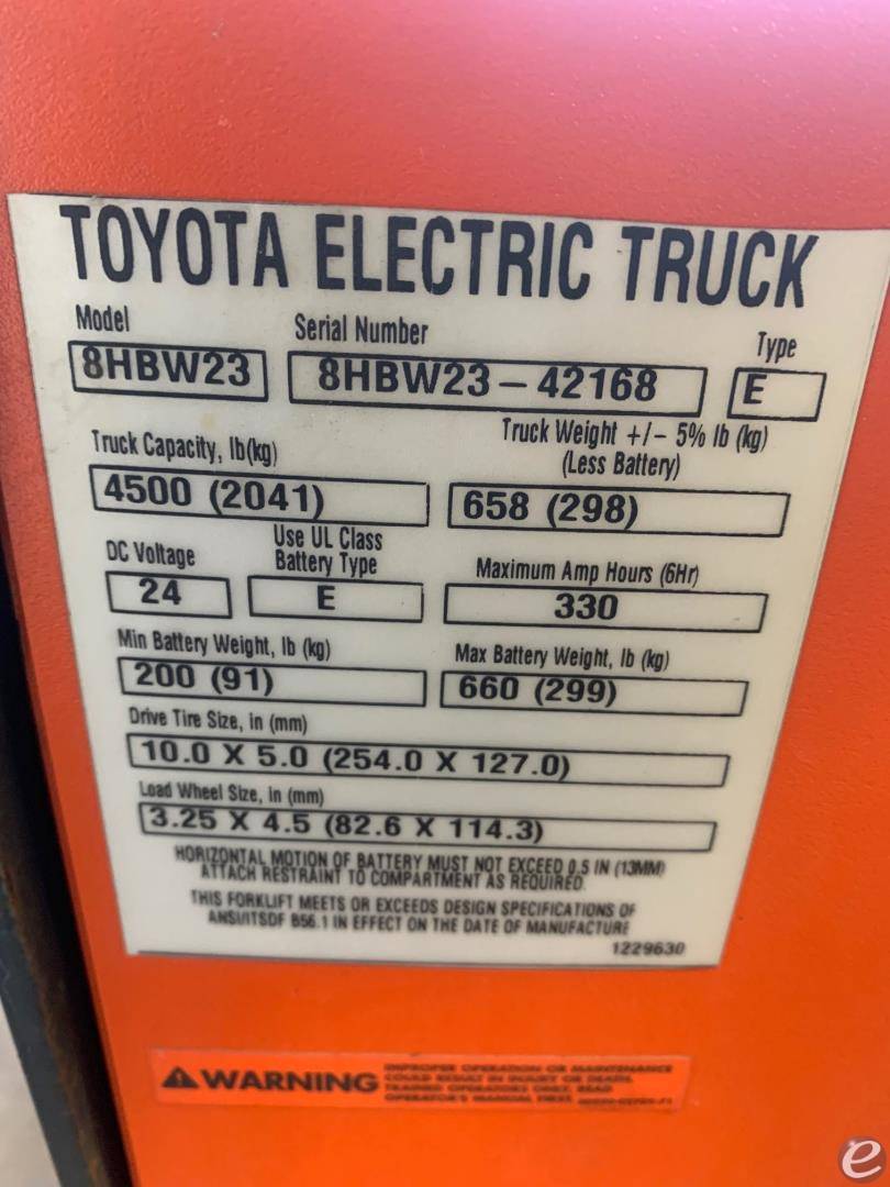2019 Toyota 8HBW23
