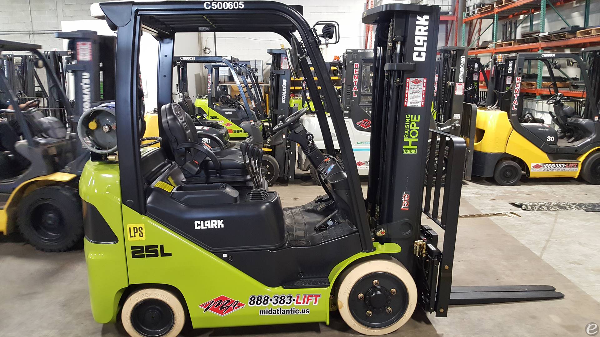 2020 Clark S25C LP Gas Forklift - 123Forklift