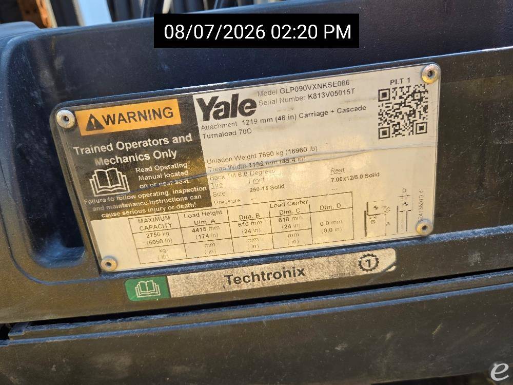 2019 Yale GP090VX
