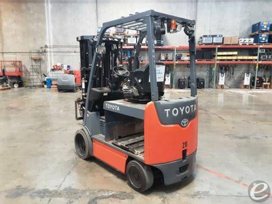 2017 Toyota 8FBCHU25 Electric Forklift - 123Forklift