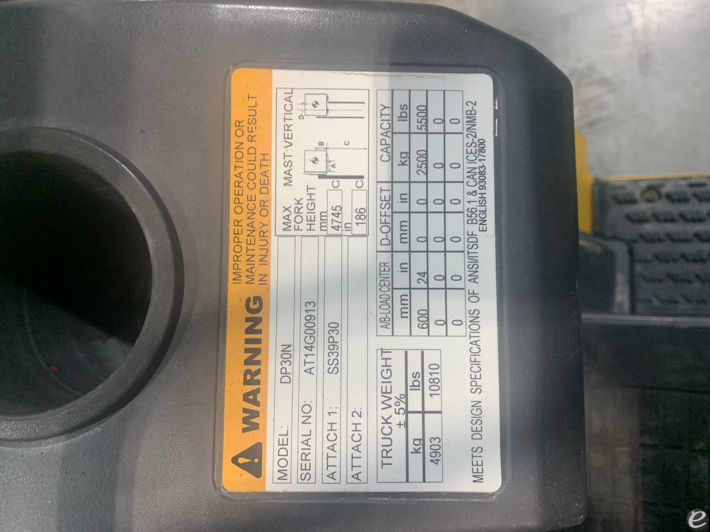 2019 Cat DP30N1