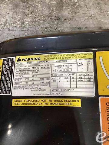 2022 Nissan                                             TX35M Electric Forklift - 123Forklift