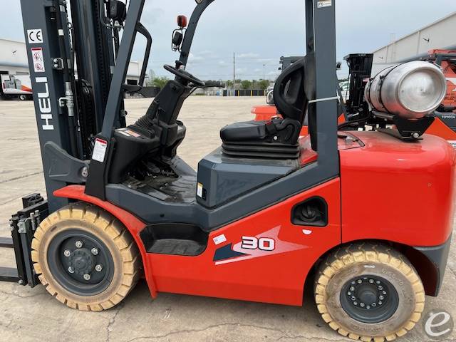 2022 Heli CPQYD30-KU1H Dual Fuel Forklift - 123Forklift