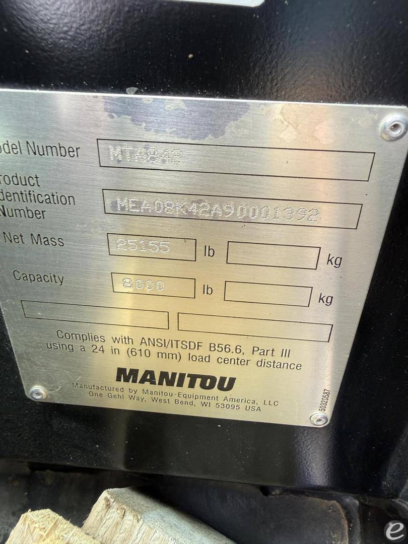 2025 Manitou MTA842
