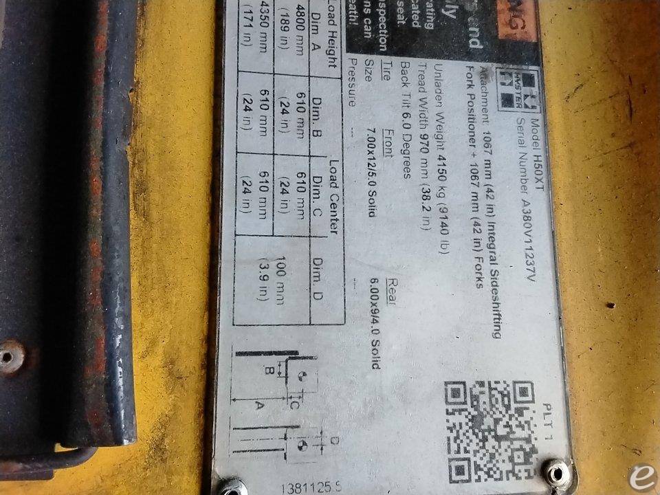 2021 Hyster H50XT