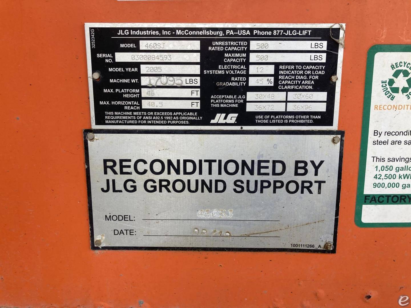 2005 JLG 460SJ