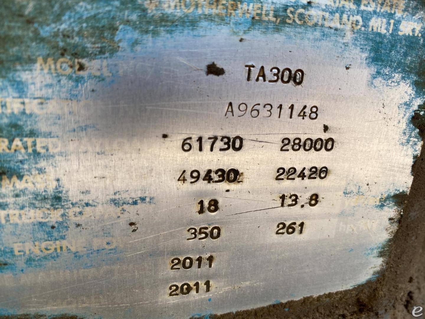 2011 Terex TA300