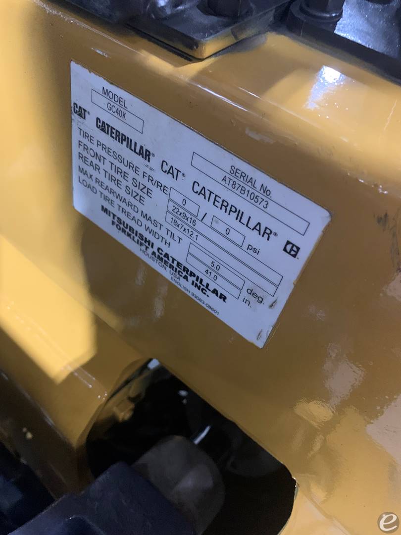 2018 Cat                                       GC40K LP Gas Forklift - 123Forklift
