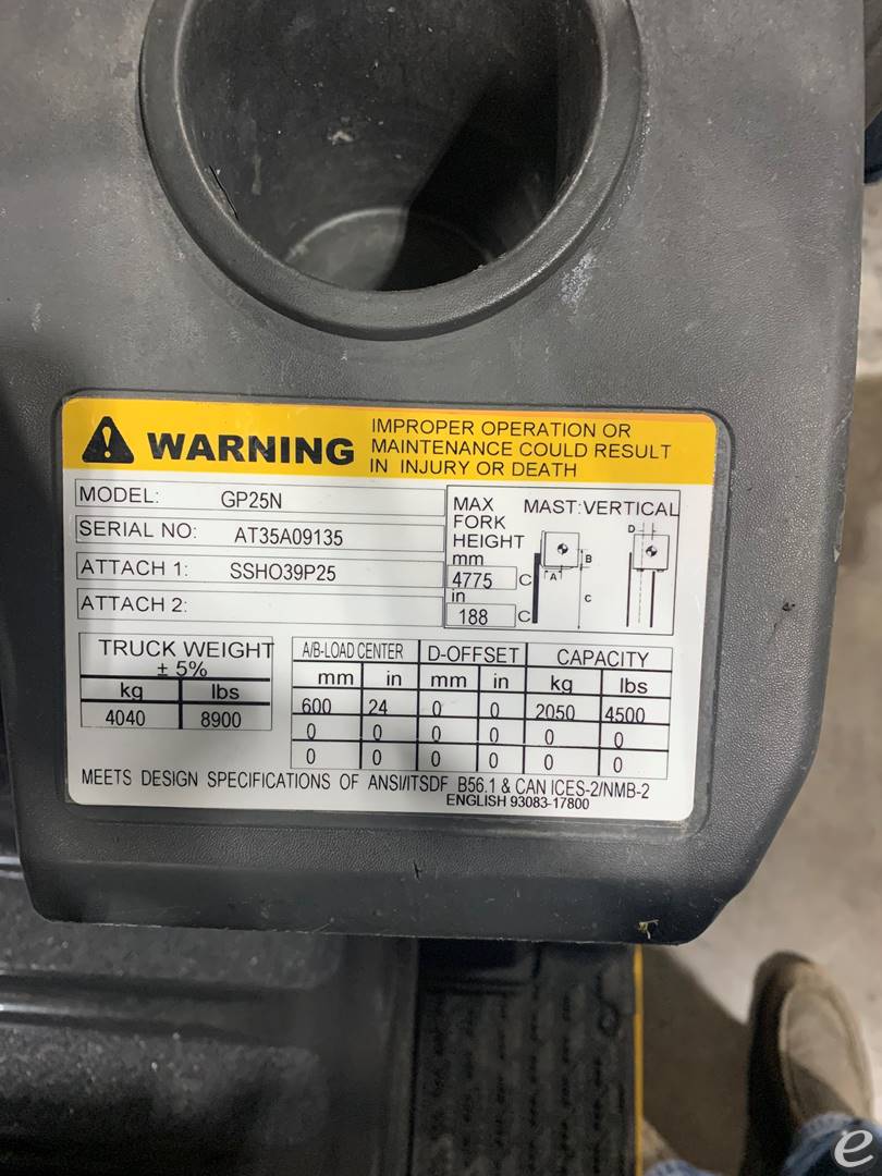 2020 Cat                                       GP25N5 LP Gas Forklift - 123Forklift