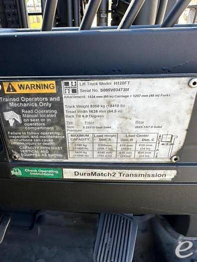 2014 Hyster 	H120FT Diesel Forklift - 123Forklift