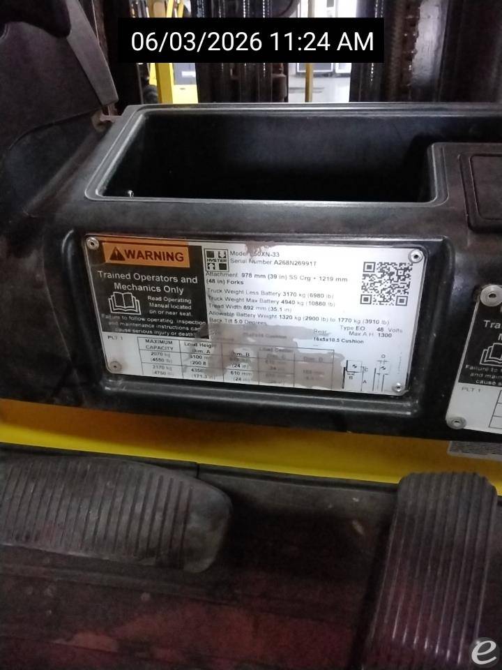 2019 Hyster E50XN