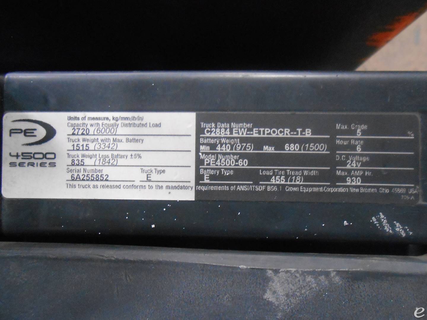 2007 Crown PE4500-60D
