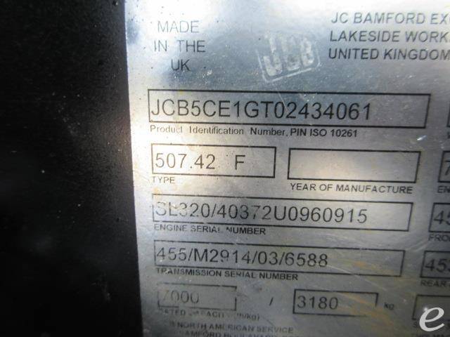 2016 JCB 507-42