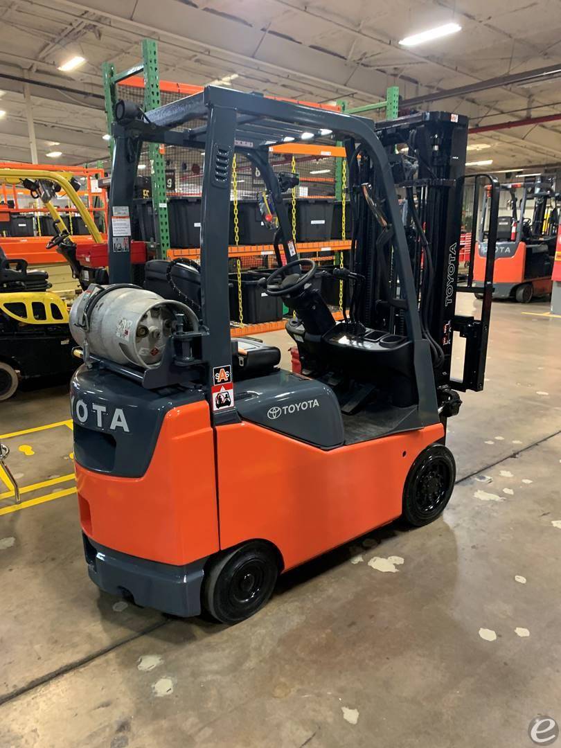 2018 Toyota 8FGCU15 LP Gas Forklift...