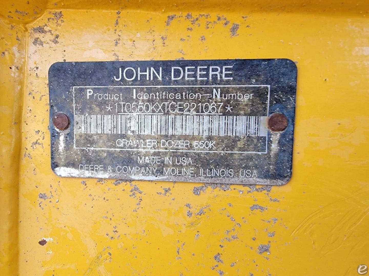 2012 John Deere 550K LGP