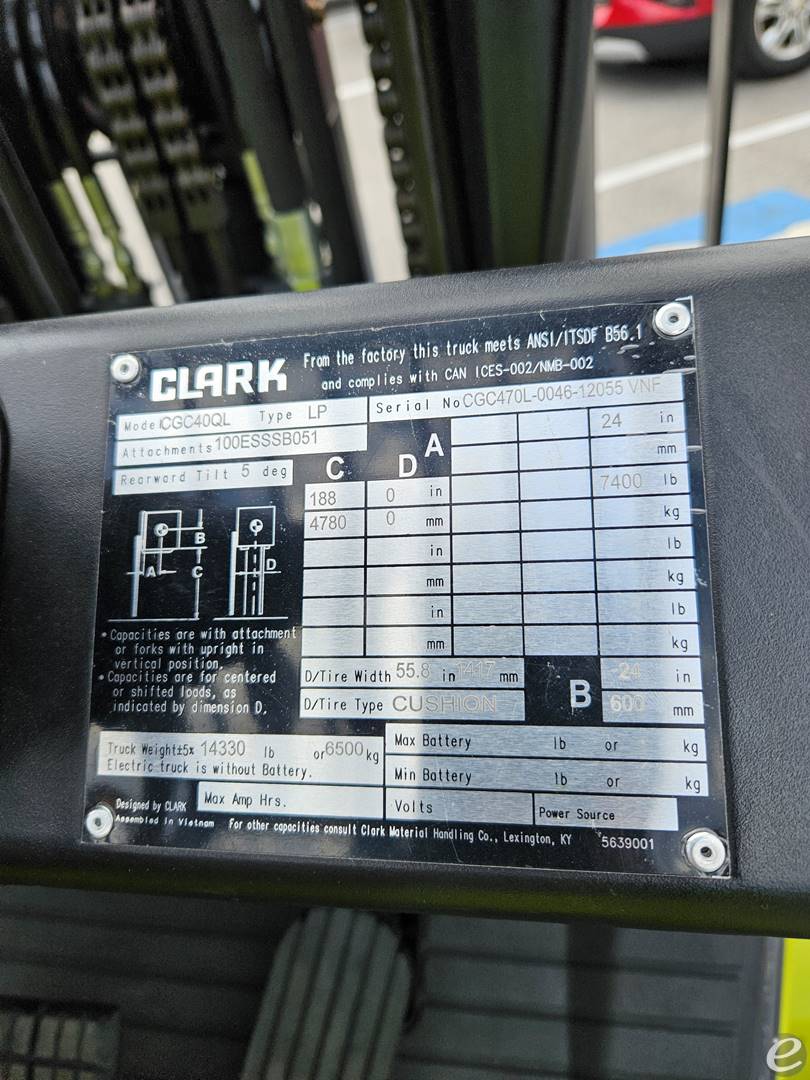 2025 Clark CGC40