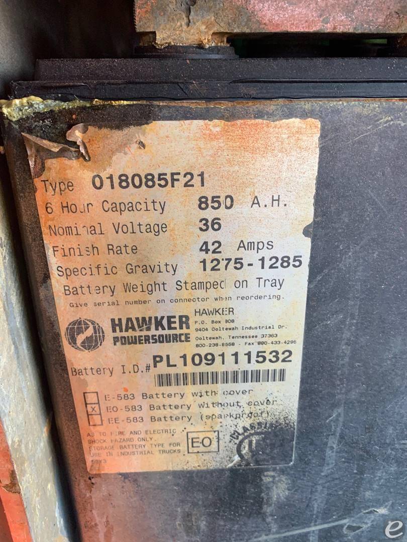 2011 Toyota 7FBEU20 Electric Forklift - 123Forklift