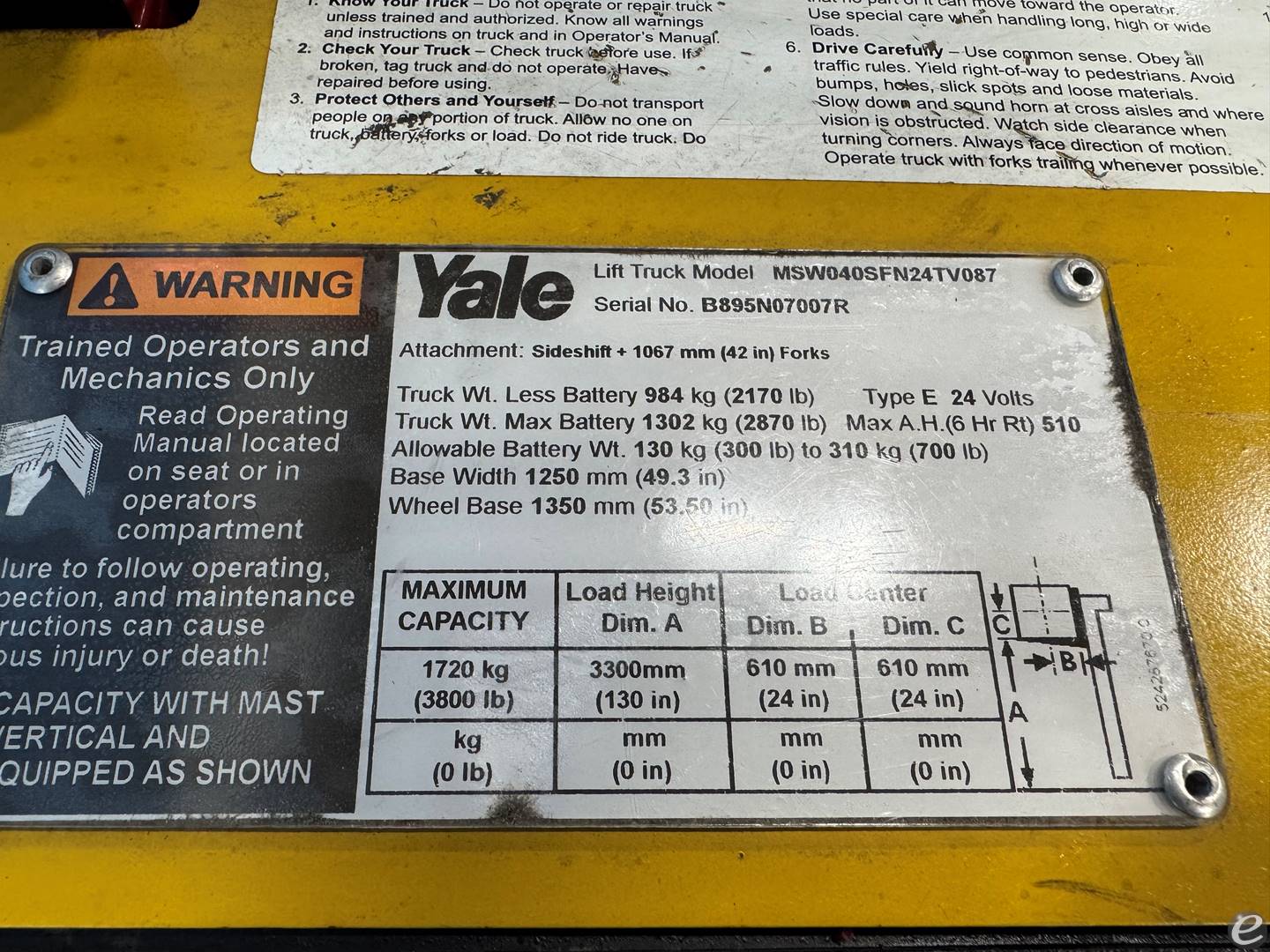 2017 Yale MSW040SF