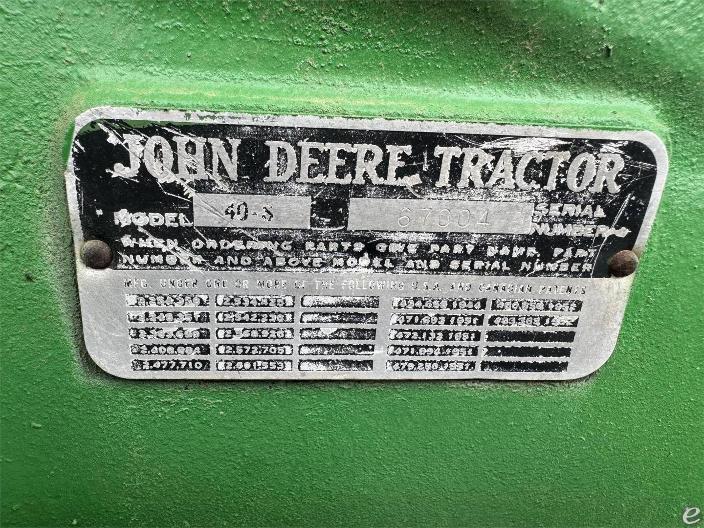 1954 John Deere 40S